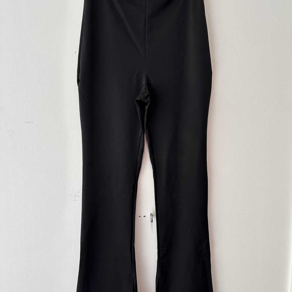 Black Flared Leggings